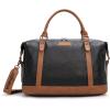 imageWrangler Duffel Bag Large Travel Weekender Bag for Women Waterproof Carry on Overnight Bag for GymTripsWeekendsBeigeBlack and Brown