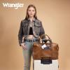 imageWrangler Duffel Bag Large Travel Weekender Bag for Women Waterproof Carry on Overnight Bag for GymTripsWeekendsBeigeBrown