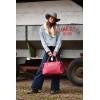 imageWrangler Duffel Bag Large Travel Weekender Bag for Women Waterproof Carry on Overnight Bag for GymTripsWeekendsBeigeBurgundy