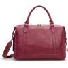 imageWrangler Duffel Bag Large Travel Weekender Bag for Women Waterproof Carry on Overnight Bag for GymTripsWeekendsBeigeBurgundy