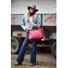 imageWrangler Duffel Bag Large Travel Weekender Bag for Women Waterproof Carry on Overnight Bag for GymTripsWeekendsBeigeBurgundy