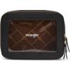 imageMontana West X Wrangler Clear Makeup Bag Travel Cosmetic Bag Portable Make Up Toiletry Organizer for Women BlackLarge Black