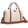 imageWrangler Duffel Bag Large Travel Weekender Bag for Women Waterproof Carry on Overnight Bag for GymTripsWeekendsBeigeBeige