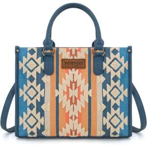 imageWrangler Chenille Tote Bag for Women Western Womens Crossbody Handbags Aztec Tophandle BagsJean