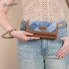 imageMontana West X Wrangler White Wallets for Women Phone Wristlet Wallets Card Cases ampamp Money Organizers Ladies Female Large Capacity Clutch Wallet with Coin PurseB Jeans Blue