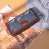 imageMontana West X Wrangler White Wallets for Women Phone Wristlet Wallets Card Cases ampamp Money Organizers Ladies Female Large Capacity Clutch Wallet with Coin PurseJeans Blue