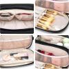 imageMontana West X Wrangler Large Makeup Bag Travel Toiletry Bag Portable Cosmetic Bag Make Up Organizer with Divider and Handle for Women AztecBlack