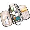 imageMontana West X Wrangler Large Makeup Bag Travel Toiletry Bag Portable Cosmetic Bag Make Up Organizer with Divider and Handle for Women AztecCowBlack