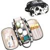 imageMontana West X Wrangler Large Makeup Bag Travel Toiletry Bag Portable Cosmetic Bag Make Up Organizer with Divider and Handle for Women AztecCowBlack