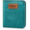imageMontana West X Wrangler Small Wallet Women Slim Thin Wallets Card Cases Money Organizer Minimalist Pocket Wallet with RFID LiningTurquoise