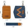 imageMontana West Wrangler Keychain Wristlet Wallets for Women WG367W119LBRLight Brown