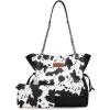 Cow Print Black
