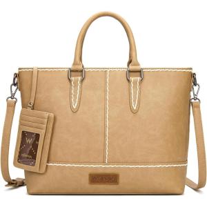 imageWrangler Tote Bag for Women Tophandle Handbags Crossbody Bag with Credit Card HolderKhaki