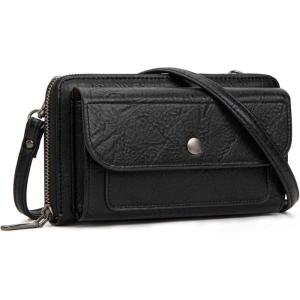 imageMontana West Crossbody Purses for Women Wristlet Wallets with Phone Pocket ampamp Credit Card SlotsBlack