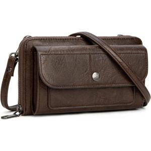 imageMontana West Crossbody Purses for Women Wristlet Wallets with Phone Pocket ampamp Credit Card SlotsDark Brown