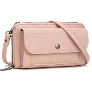 imageMontana West Crossbody Purses for Women Wristlet Wallets with Phone Pocket ampamp Credit Card SlotsPink