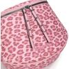 image:imageMontana West Large Crossbody Bags for Women Bum Bag Sling Purse with Adjustable StrapLeopard Pink
