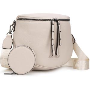 image:imageMontana West Large Crossbody Bags for Women Bum Bag Sling Purse with Adjustable StrapBeige