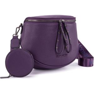 image:imageMontana West Large Crossbody Bags for Women Bum Bag Sling Purse with Adjustable StrapPurple