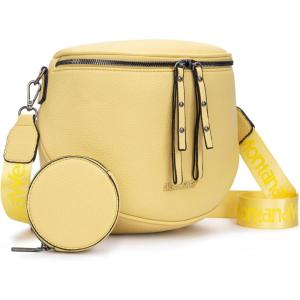 image:imageMontana West Large Crossbody Bags for Women Bum Bag Sling Purse with Adjustable StrapYellow