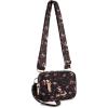 image:imageMontana West Wristlet Wallets for Women Nylon RFID Small Crossbody Phone Purse with Builtin Card Slots for GiftBlack