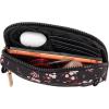 image:imageMontana West Wristlet Wallets for Women Nylon RFID Small Crossbody Phone Purse with Builtin Card Slots for GiftBlack