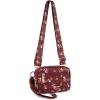 image:imageMontana West Wristlet Wallets for Women Nylon RFID Small Crossbody Phone Purse with Builtin Card Slots for GiftBurgundy