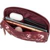 image:imageMontana West Wristlet Wallets for Women Nylon RFID Small Crossbody Phone Purse with Builtin Card Slots for GiftBurgundy