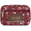 image:imageMontana West Wristlet Wallets for Women Nylon RFID Small Crossbody Phone Purse with Builtin Card Slots for GiftBurgundy