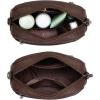 image:imageMontana West Small Crossbody Bags for Women Cow Print Purse Triple Zip Shoulder Handbags with Wide StrapCoffee