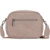 image:imageMontana West Small Crossbody Bags for Women Cow Print Purse Triple Zip Shoulder Handbags with Wide StrapKhaki