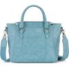 image:imageMontana West Small Tote Bag for Women Top Handle Handbag Trendy Crossbody PurseBlue