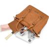 image:imageMontana West Small Tote Bag for Women Top Handle Handbag Trendy Crossbody PurseBrown