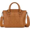 image:imageMontana West Small Tote Bag for Women Top Handle Handbag Trendy Crossbody PurseBrown