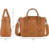 image:imageMontana West Small Tote Bag for Women Top Handle Handbag Trendy Crossbody PurseBrown