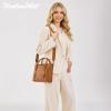 image:imageMontana West Small Tote Bag for Women Top Handle Handbag Trendy Crossbody PurseBrown