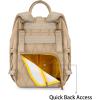 image:imageMontana West Wrangler Aztec Diaper Bag Backpack Western Backpacks for Moms Baby Essentials Bag with TwistLock Closure Insulated Pockets Portable Changing Pad Stroller Straps Pacifier CaseKhaki