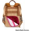 image:imageMontana West Wrangler Aztec Diaper Bag Backpack Western Backpacks for Moms Baby Essentials Bag with TwistLock Closure Insulated Pockets Portable Changing Pad Stroller Straps Pacifier CaseLeopard Print
