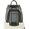image:imageMontana West Wrangler Aztec Diaper Bag Backpack Western Backpacks for Moms Baby Essentials Bag with TwistLock Closure Insulated Pockets Portable Changing Pad Stroller Straps Pacifier CaseGrey