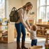 image:imageMontana West Wrangler Aztec Diaper Bag Backpack Western Backpacks for Moms Baby Essentials Bag with TwistLock Closure Insulated Pockets Portable Changing Pad Stroller Straps Pacifier CaseGreen