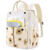 image:imageMontana West Wrangler Aztec Diaper Bag Backpack Western Backpacks for Moms Baby Essentials Bag with TwistLock Closure Insulated Pockets Portable Changing Pad Stroller Straps Pacifier CaseSunflower