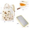 image:imageMontana West Wrangler Aztec Diaper Bag Backpack Western Backpacks for Moms Baby Essentials Bag with TwistLock Closure Insulated Pockets Portable Changing Pad Stroller Straps Pacifier CaseSunflower