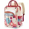 image:imageMontana West Wrangler Aztec Diaper Bag Backpack Western Backpacks for Moms Baby Essentials Bag with TwistLock Closure Insulated Pockets Portable Changing Pad Stroller Straps Pacifier CaseAztec Pink