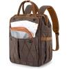 image:imageMontana West Wrangler Aztec Diaper Bag Backpack Western Backpacks for Moms Baby Essentials Bag with TwistLock Closure Insulated Pockets Portable Changing Pad Stroller Straps Pacifier CaseCoffee