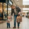 image:imageMontana West Wrangler Aztec Diaper Bag Backpack Western Backpacks for Moms Baby Essentials Bag with TwistLock Closure Insulated Pockets Portable Changing Pad Stroller Straps Pacifier CaseLeopard Print