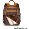 image:imageMontana West Wrangler Aztec Diaper Bag Backpack Western Backpacks for Moms Baby Essentials Bag with TwistLock Closure Insulated Pockets Portable Changing Pad Stroller Straps Pacifier CaseCoffee