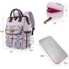 image:imageMontana West Wrangler Aztec Diaper Bag Backpack Western Backpacks for Moms Baby Essentials Bag with TwistLock Closure Insulated Pockets Portable Changing Pad Stroller Straps Pacifier CaseAztec Purple