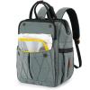 image:imageMontana West Wrangler Aztec Diaper Bag Backpack Western Backpacks for Moms Baby Essentials Bag with TwistLock Closure Insulated Pockets Portable Changing Pad Stroller Straps Pacifier CaseGrey