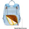 image:imageMontana West Wrangler Aztec Diaper Bag Backpack Western Backpacks for Moms Baby Essentials Bag with TwistLock Closure Insulated Pockets Portable Changing Pad Stroller Straps Pacifier CaseBlue