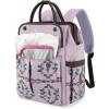 image:imageMontana West Wrangler Aztec Diaper Bag Backpack Western Backpacks for Moms Baby Essentials Bag with TwistLock Closure Insulated Pockets Portable Changing Pad Stroller Straps Pacifier CaseAztec Purple
